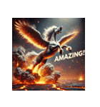 覇翼ペガサス【最強リアリスティック】（個別スタンプ：11）