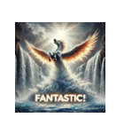 覇翼ペガサス【最強リアリスティック】（個別スタンプ：12）