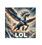 覇翼ペガサス【最強リアリスティック】（個別スタンプ：13）