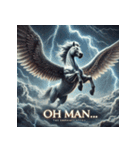 覇翼ペガサス【最強リアリスティック】（個別スタンプ：21）