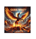 覇翼ペガサス【最強リアリスティック】（個別スタンプ：34）