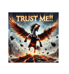 覇翼ペガサス【最強リアリスティック】（個別スタンプ：37）