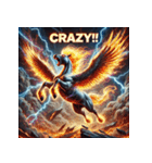 覇翼ペガサス【最強リアリスティック】（個別スタンプ：40）