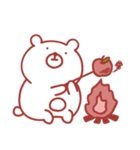 くまさん。（赤いです）（個別スタンプ：31）