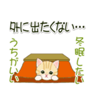 冬のちびにゃんズ（個別スタンプ：15）