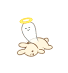 可愛い推しうさ 使えるデカ文字（個別スタンプ：4）