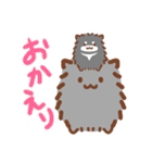 黒ポメーず。（個別スタンプ：2）