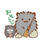 黒ポメーず。（個別スタンプ：7）