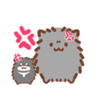 黒ポメーず。（個別スタンプ：21）