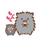 黒ポメーず。（個別スタンプ：24）