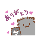 黒ポメーず。（個別スタンプ：33）