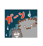 黒ポメーず。（個別スタンプ：36）