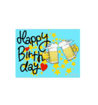 大人の誕生日アニメLINEスタンプ（個別スタンプ：6）