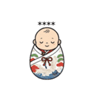 誕生から人生イベントのカスタムスタンプ！（個別スタンプ：3）