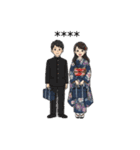 誕生から人生イベントのカスタムスタンプ！（個別スタンプ：13）