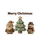 くすみカラー クリスマス（個別スタンプ：1）