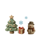 くすみカラー クリスマス（個別スタンプ：16）