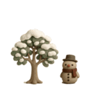 くすみカラー クリスマス（個別スタンプ：18）