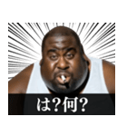 ⚫毎日使えるタバコ好きデブ外国人(ネタ煙草（個別スタンプ：4）