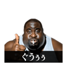 ⚫毎日使えるタバコ好きデブ外国人(ネタ煙草（個別スタンプ：7）