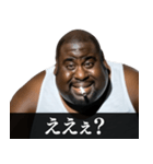 ⚫毎日使えるタバコ好きデブ外国人(ネタ煙草（個別スタンプ：14）