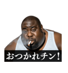 ⚫毎日使えるタバコ好きデブ外国人(ネタ煙草（個別スタンプ：27）