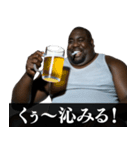 ⚫毎日使えるタバコ好きデブ外国人(ネタ煙草（個別スタンプ：37）