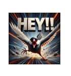 文鳥無双！！（個別スタンプ：9）