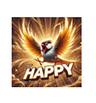 文鳥無双！！（個別スタンプ：15）