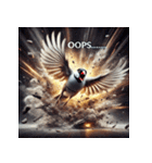 文鳥無双！！（個別スタンプ：17）