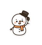 かわいいトナカイと雪だるまスタンプ（個別スタンプ：2）