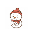 かわいいトナカイと雪だるまスタンプ（個別スタンプ：4）