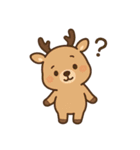 かわいいトナカイと雪だるまスタンプ（個別スタンプ：11）