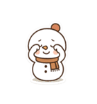 かわいいトナカイと雪だるまスタンプ（個別スタンプ：12）