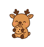 かわいいトナカイと雪だるまスタンプ（個別スタンプ：13）