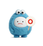 みじめちゃん（青いモンスター）（個別スタンプ：23）