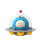 みじめちゃん（青いモンスター）（個別スタンプ：35）