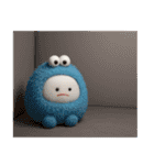 みじめちゃん（青いモンスター）（個別スタンプ：37）