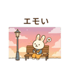 時を超える！タイムスリーパーうさぎの冒険（個別スタンプ：22）