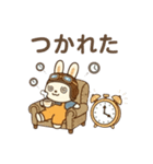 時を超える！タイムスリーパーうさぎの冒険（個別スタンプ：24）