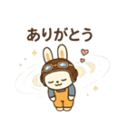 時を超える！タイムスリーパーうさぎの冒険（個別スタンプ：25）