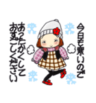 ひま子ちゃん713大人女子冬の幸せスタンプ（個別スタンプ：6）