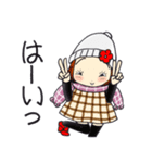 ひま子ちゃん713大人女子冬の幸せスタンプ（個別スタンプ：22）