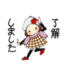 ひま子ちゃん713大人女子冬の幸せスタンプ（個別スタンプ：23）