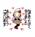 ひま子ちゃん713大人女子冬の幸せスタンプ（個別スタンプ：28）