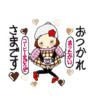 ひま子ちゃん713大人女子冬の幸せスタンプ（個別スタンプ：37）