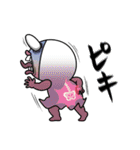 しろめちゃん・体調不良につき（個別スタンプ：16）