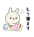 ミドルエイジうさぎ6（体調悪い編）（個別スタンプ：10）