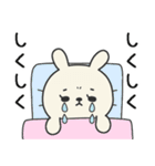 ミドルエイジうさぎ6（体調悪い編）（個別スタンプ：12）