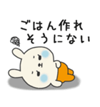 ミドルエイジうさぎ6（体調悪い編）（個別スタンプ：17）